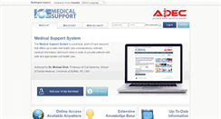 Desktop Screenshot of icemedicalsupport.com
